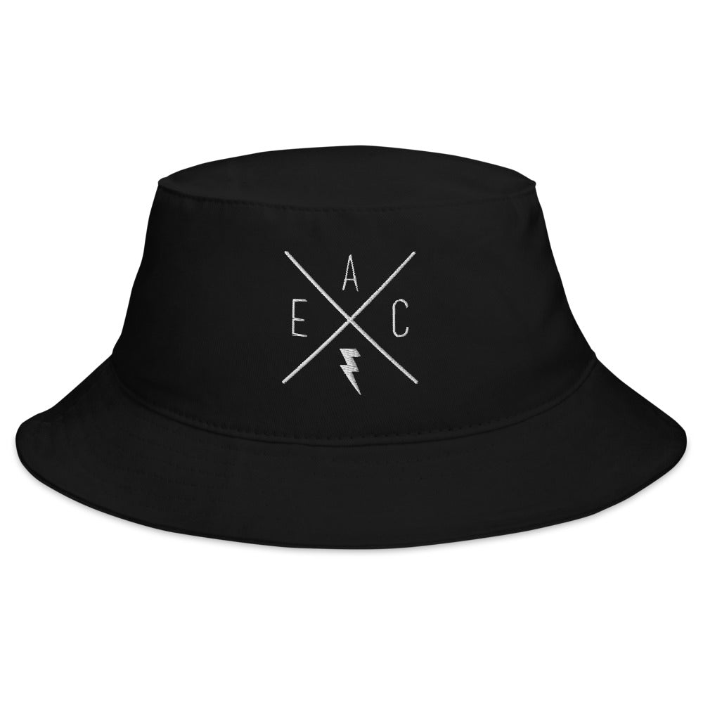 Electric Athletic Club // Eac X-Logo Bucket Hat Black